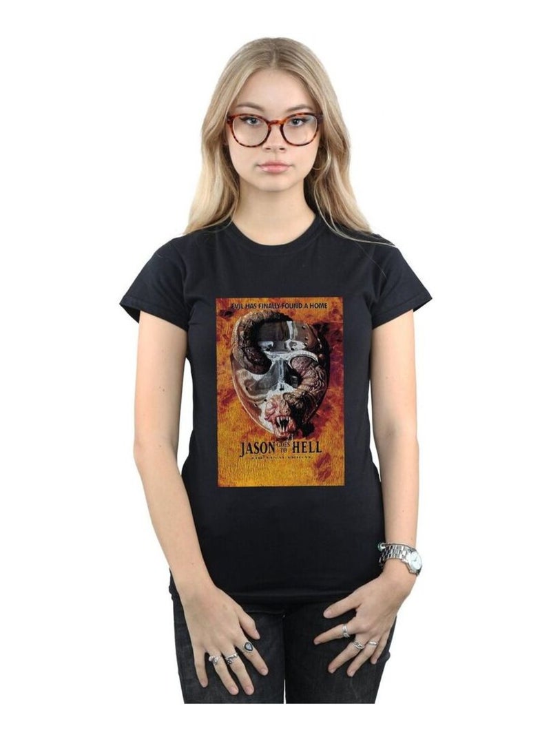 Friday The 13th - T-shirt JASON GOES TO HELL Noir - Kiabi