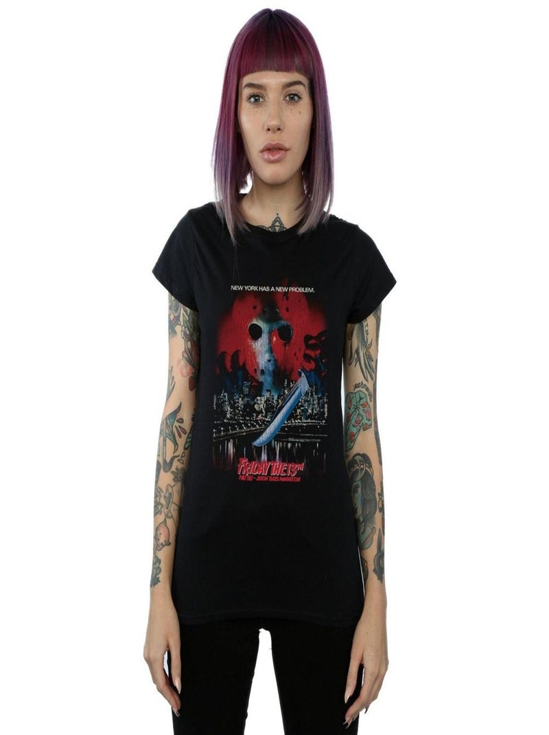 Friday The 13th - T-shirt JASON TAKES MANHATTAN Noir - Kiabi