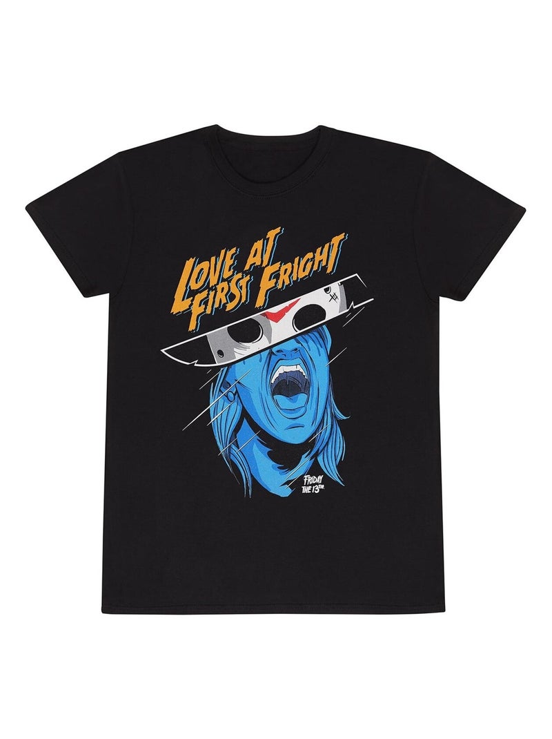 Friday The 13th - T-shirt LOVE AT FIRST FRIGHT Noir - Kiabi