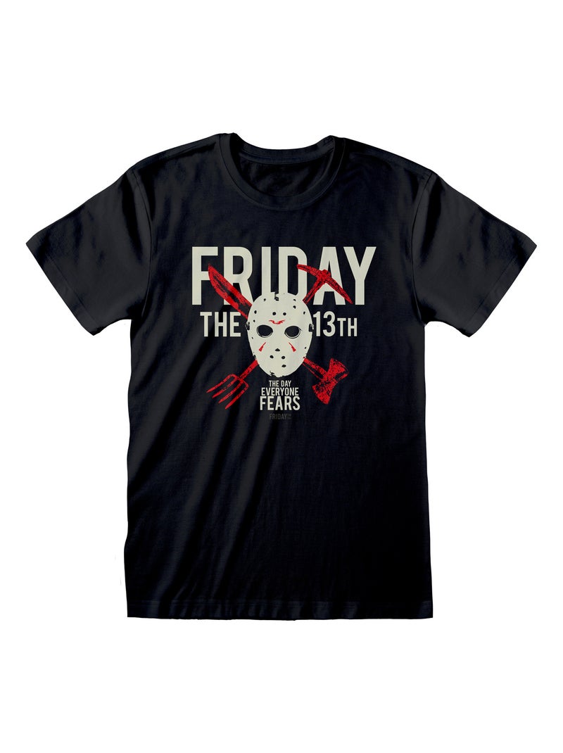 Friday The 13th - T-shirt THE DAY EVERYONE DIES Noir - Kiabi