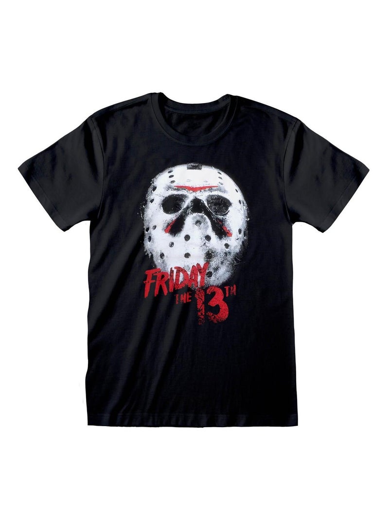 Friday The 13th - T-shirt WHITE MASK Noir - Kiabi