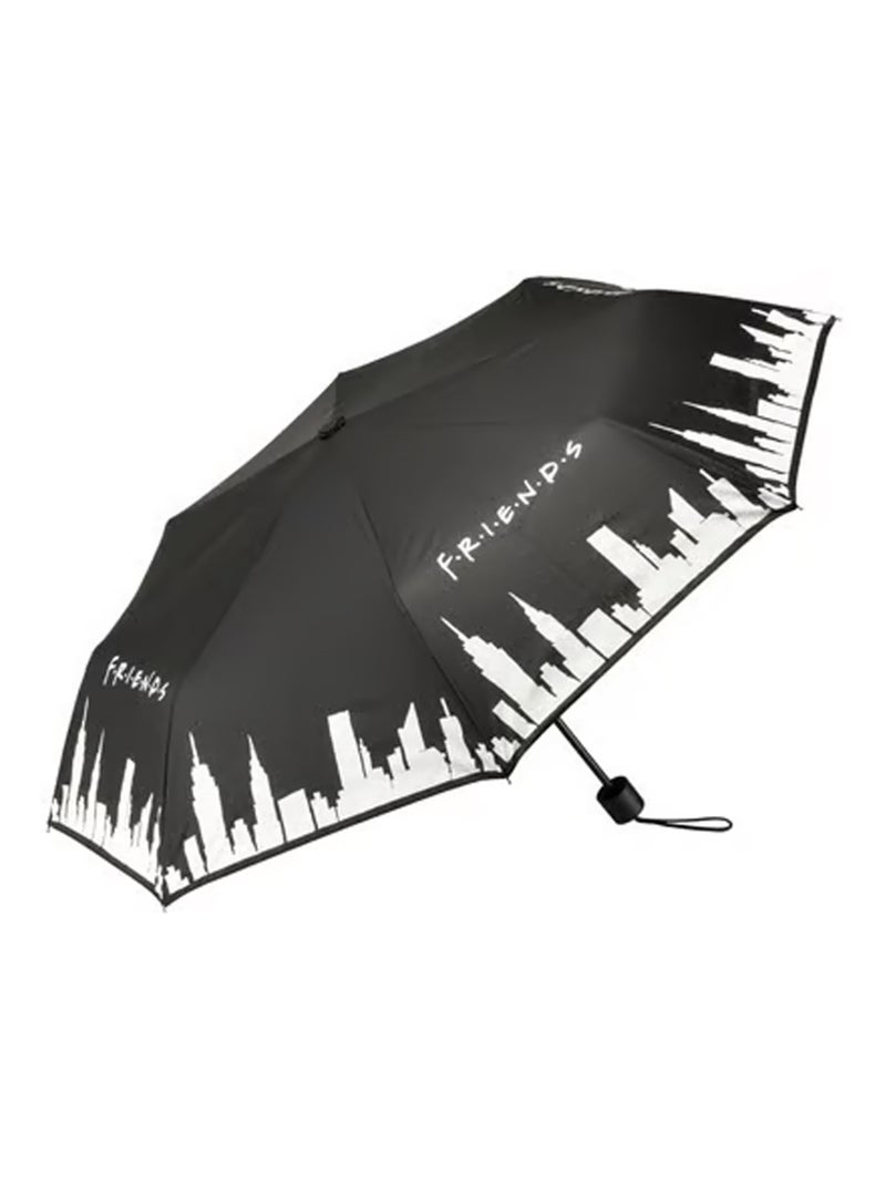 Friends - Parapluie pliant motif/style couleur changeante Noir Blanc - Kiabi