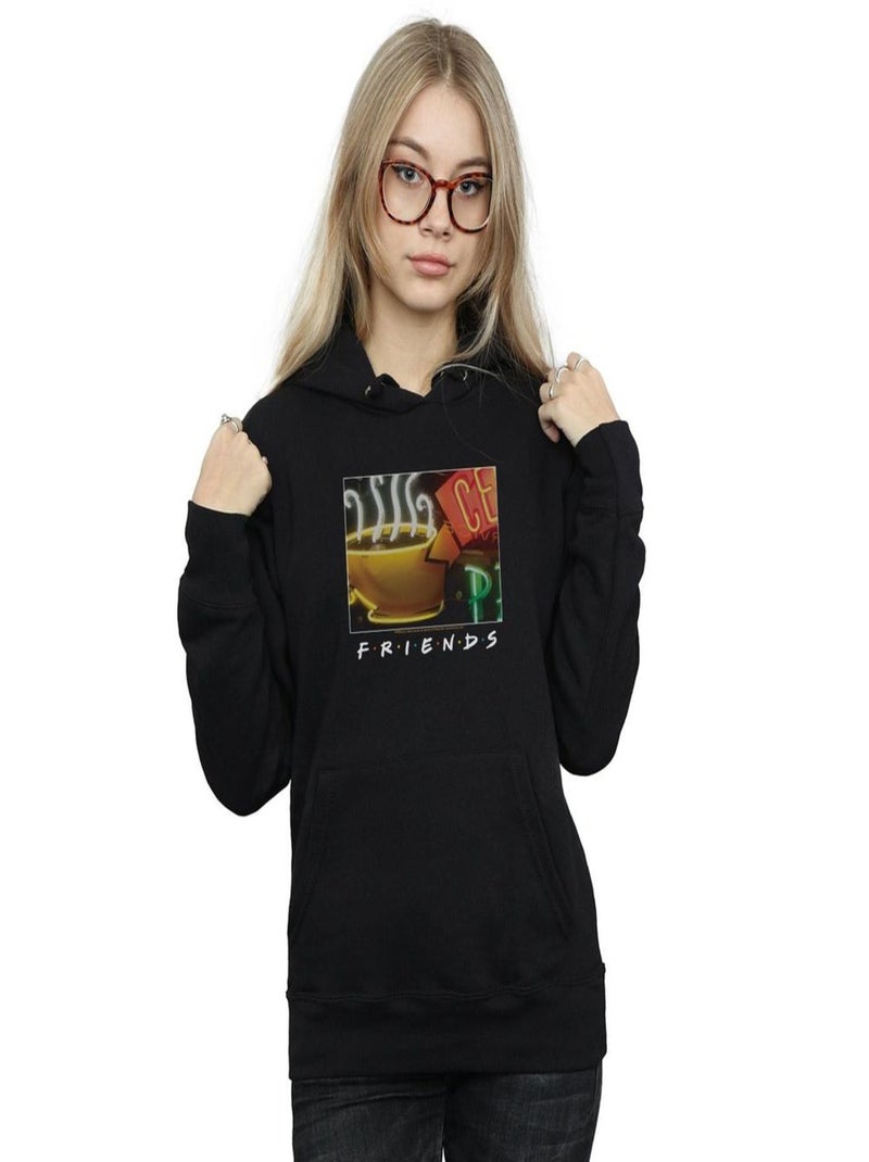 Friends - Sweat à capuche CENTRAL PERK Noir - Kiabi