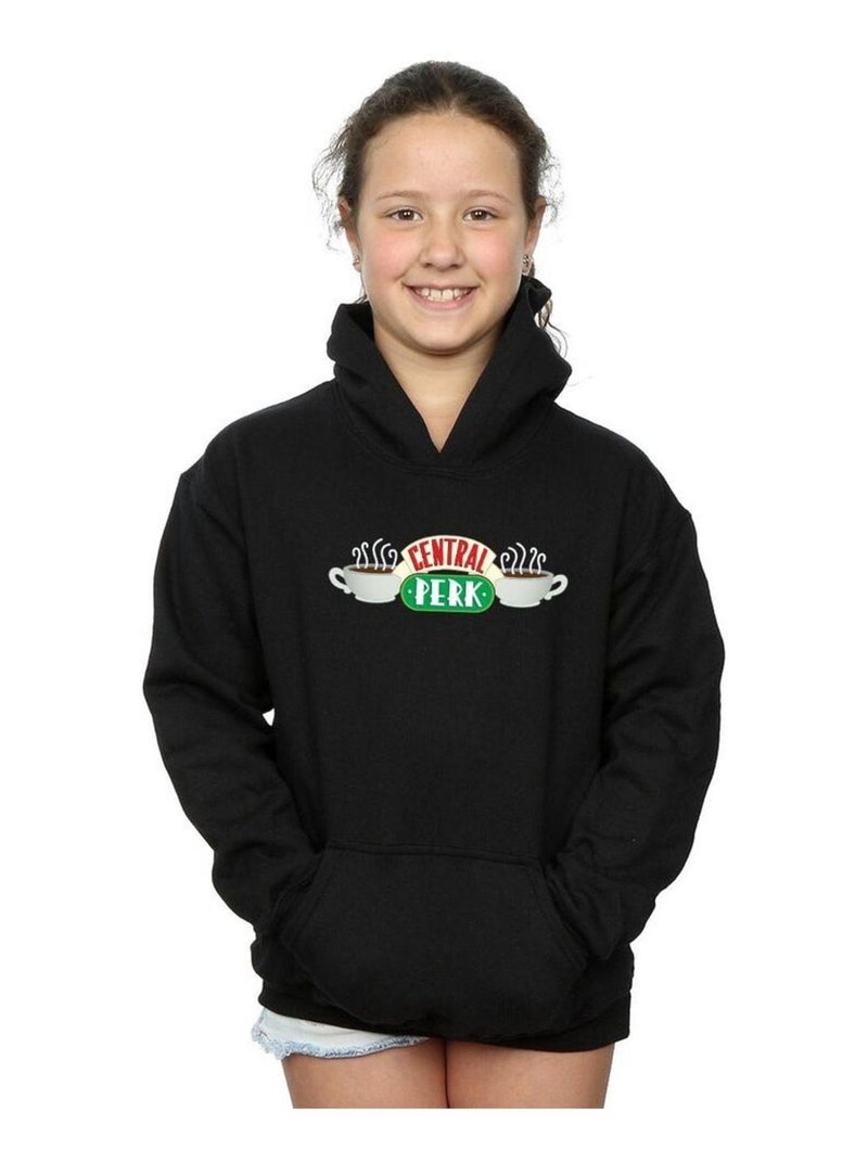 Friends - Sweat à capuche CENTRAL PERK Noir - Kiabi