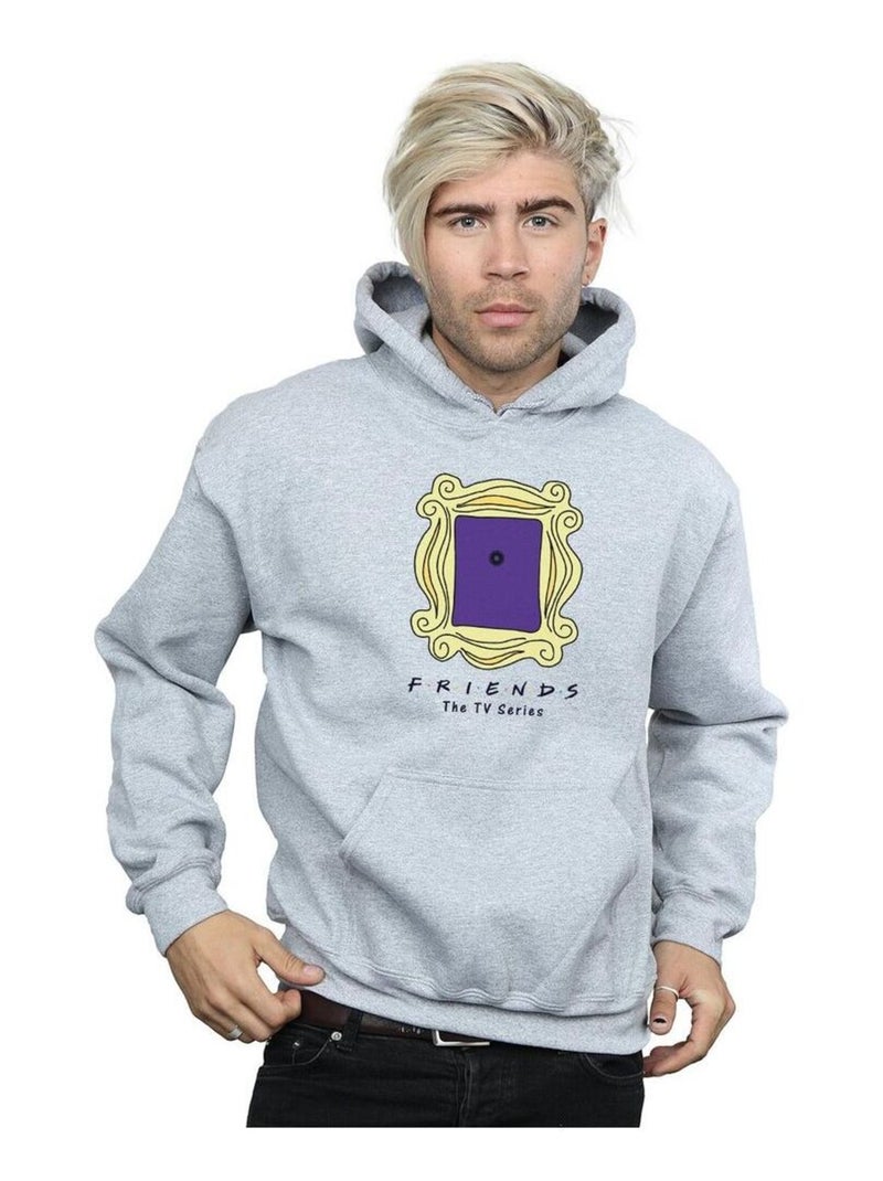 Friends - Sweat à capuche Gris chiné - Kiabi