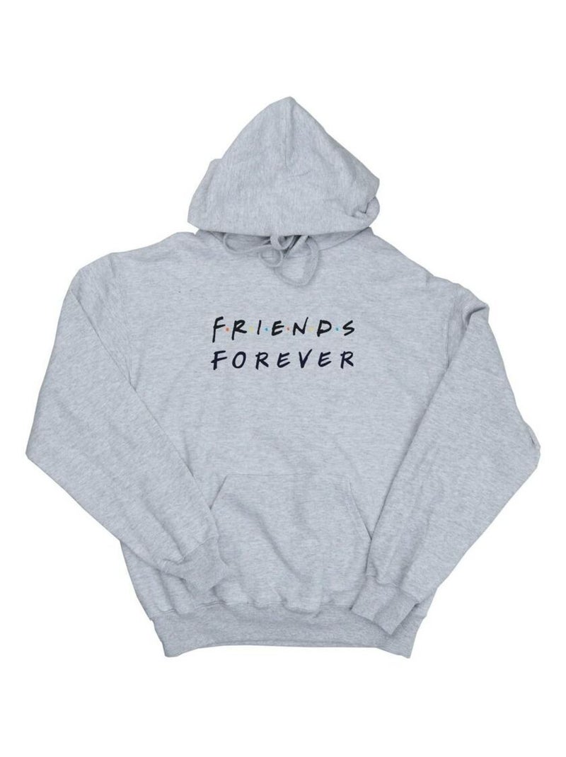 Friends - Sweat à capuche Gris chiné - Kiabi