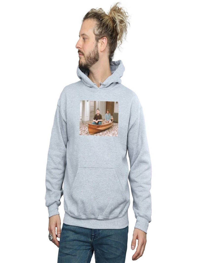 Friends - Sweat à capuche Gris chiné - Kiabi