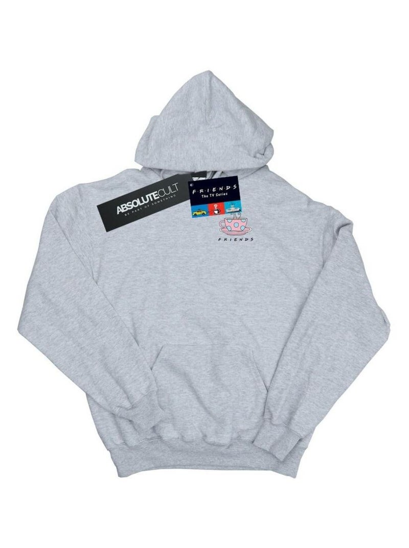 Friends - Sweat à capuche Gris chiné - Kiabi