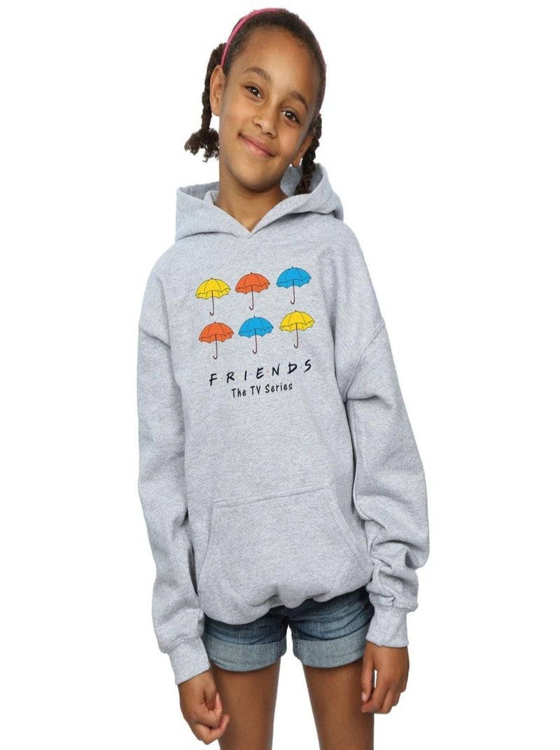 Friends - Sweat à capuche Gris chiné - Kiabi