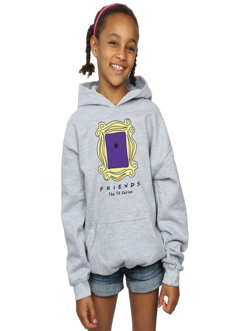 Friends - Sweat à capuche Gris chiné - Kiabi
