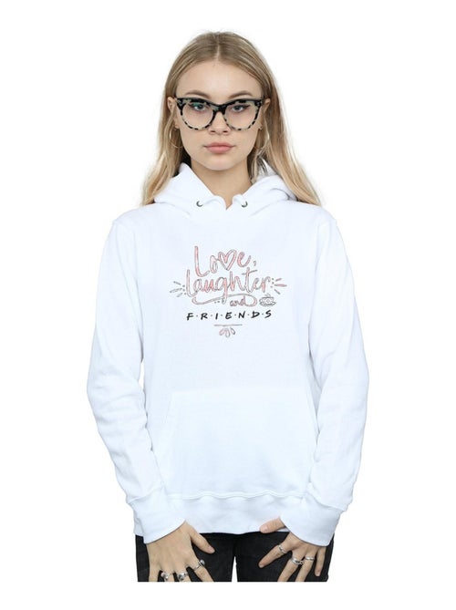 Friends - Sweat à capuche LOVE LAUGHTER - Kiabi