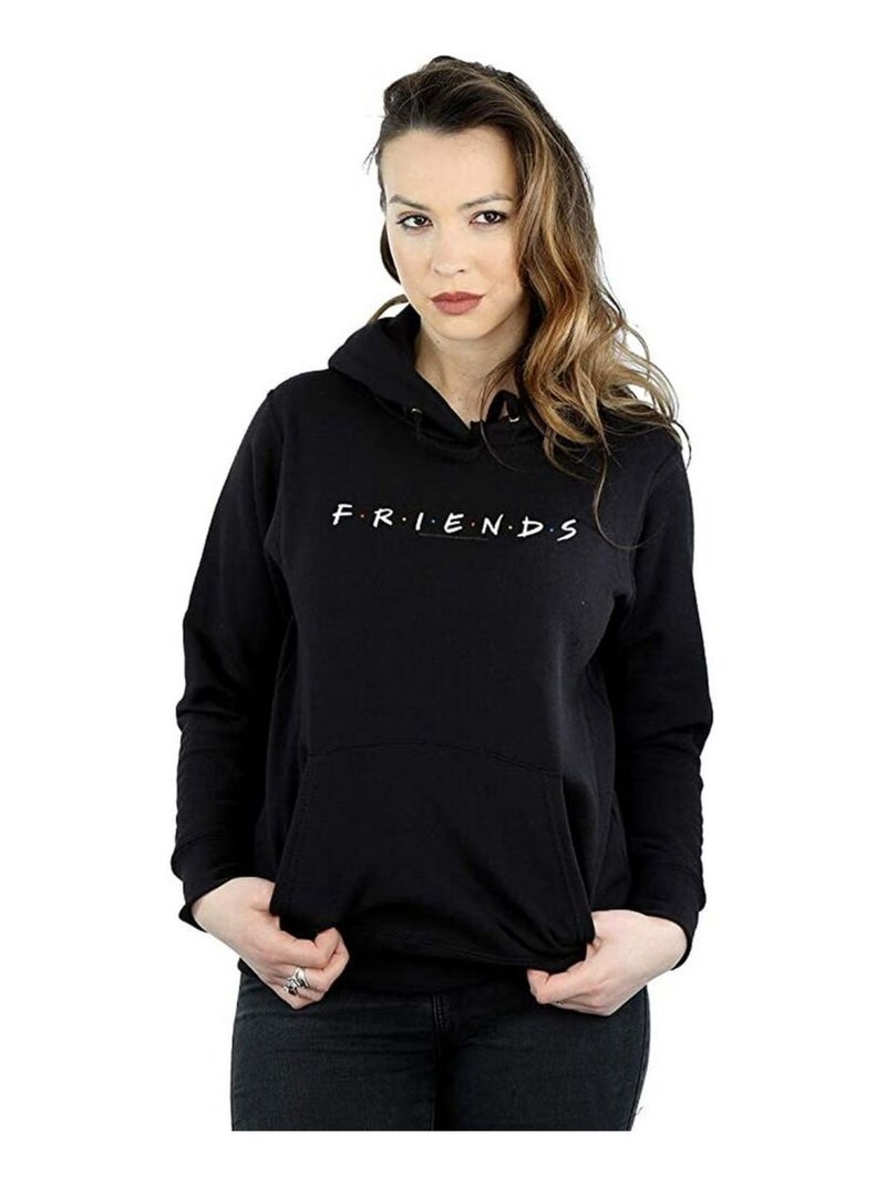 Friends - Sweat à capuche motif/style logo Noir - Kiabi