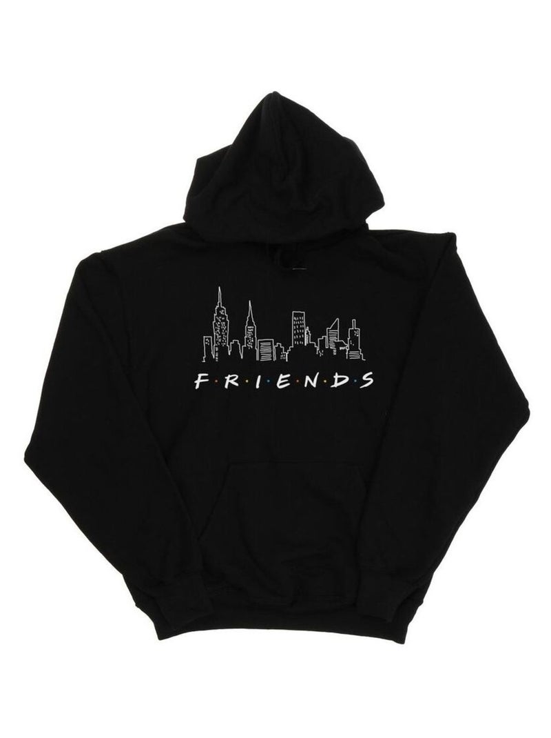 Friends - Sweat à capuche Noir - Kiabi