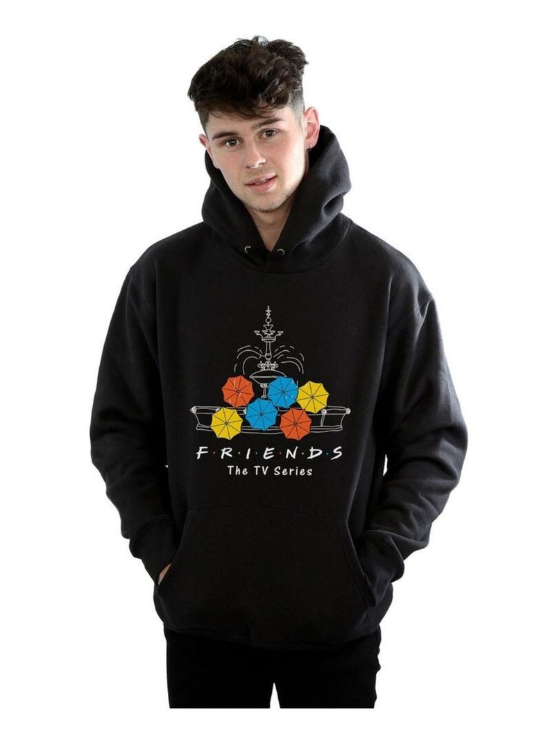 Friends - Sweat à capuche Noir - Kiabi