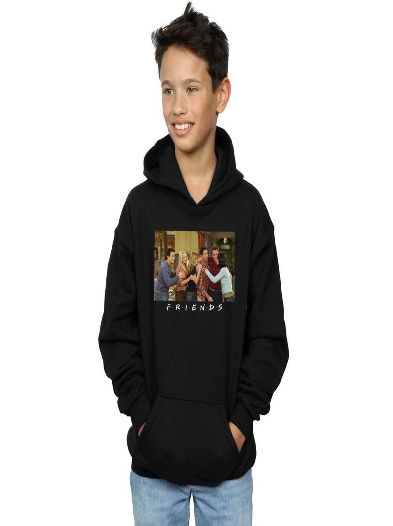 Friends - Sweat à capuche Noir - Kiabi