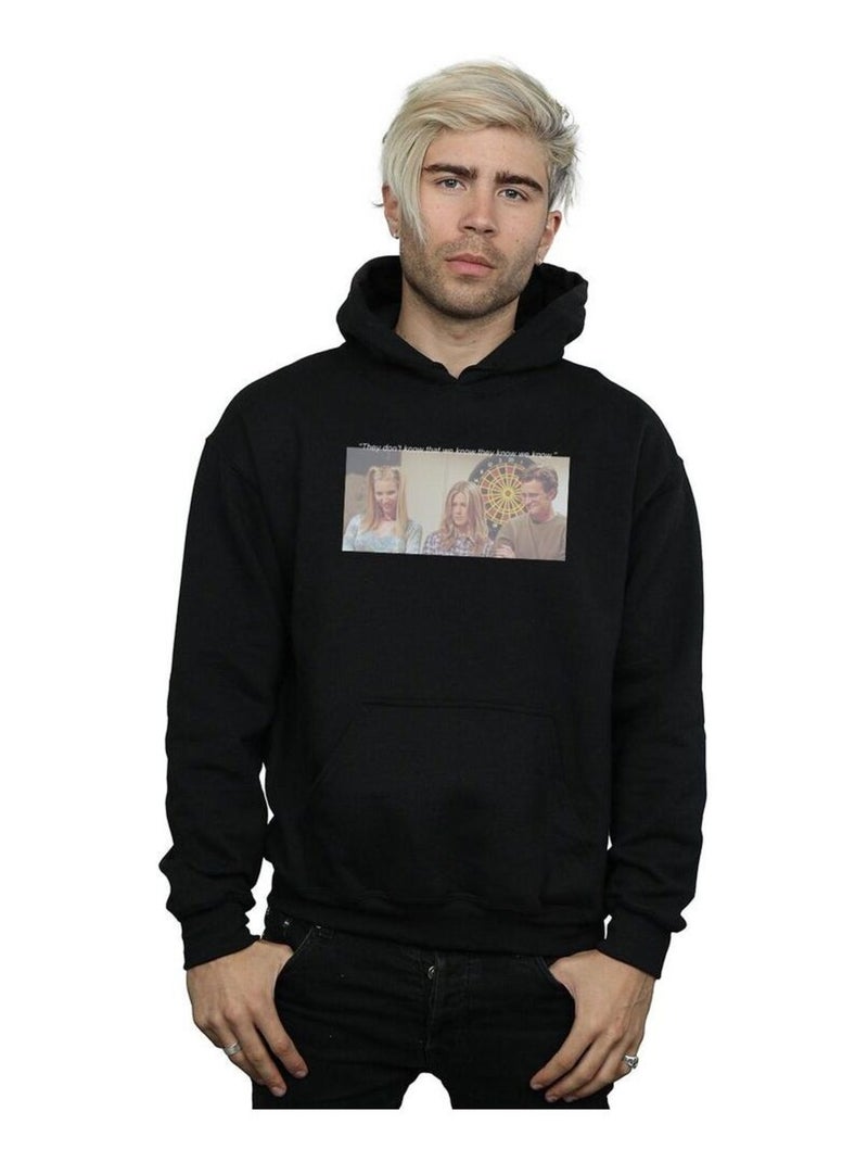 Friends - Sweat à capuche THEY DONT KNOW THAT WE KNOW Noir - Kiabi