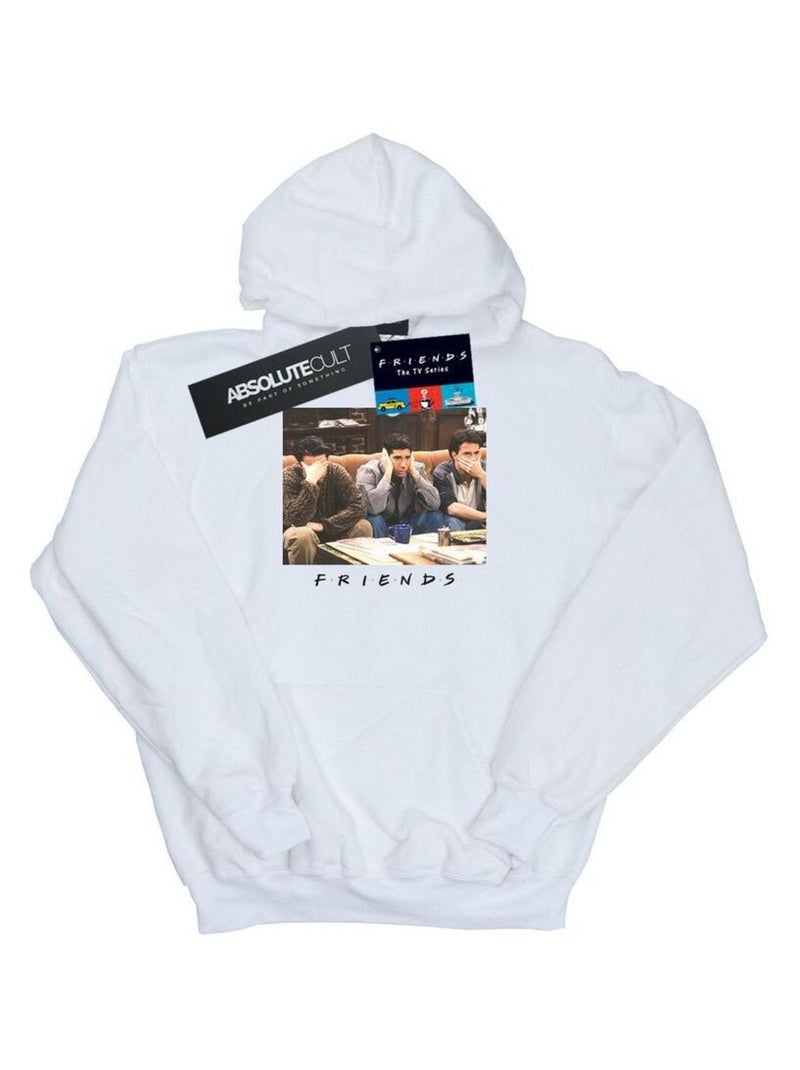 Friends - Sweat à capuche THREE WISE GUYS Blanc - Kiabi