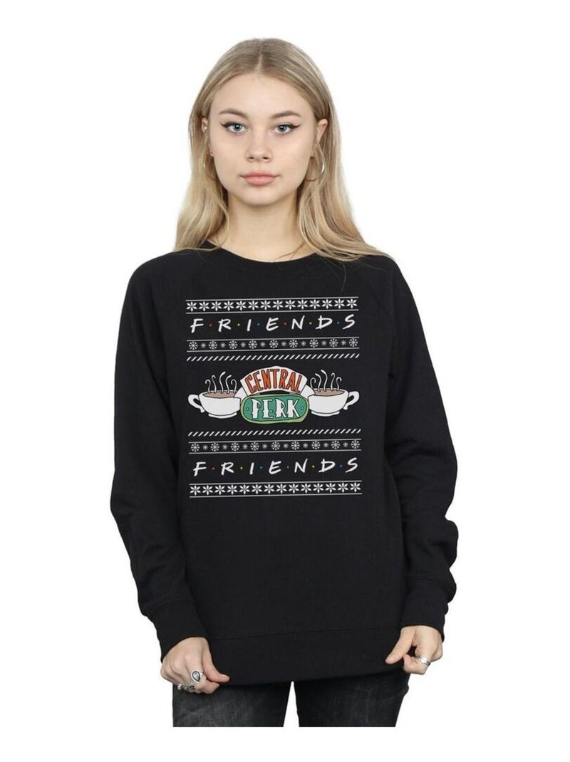 Friends - Sweat CENTRAL PERK Noir - Kiabi