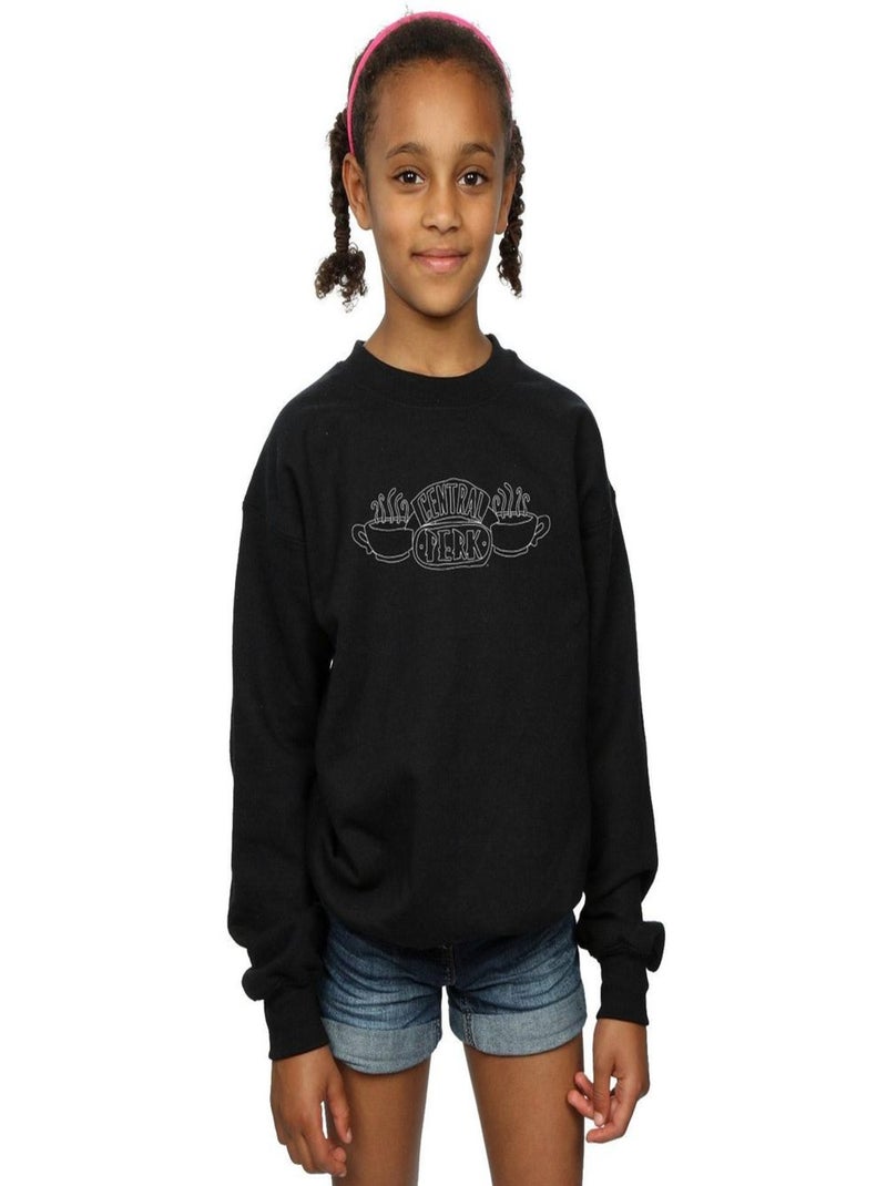 Friends - Sweat CENTRAL PERK Noir - Kiabi