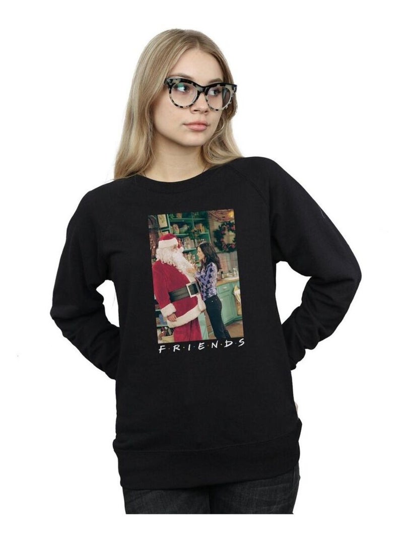 Friends - Sweat CHANDLER CLAUS Noir - Kiabi