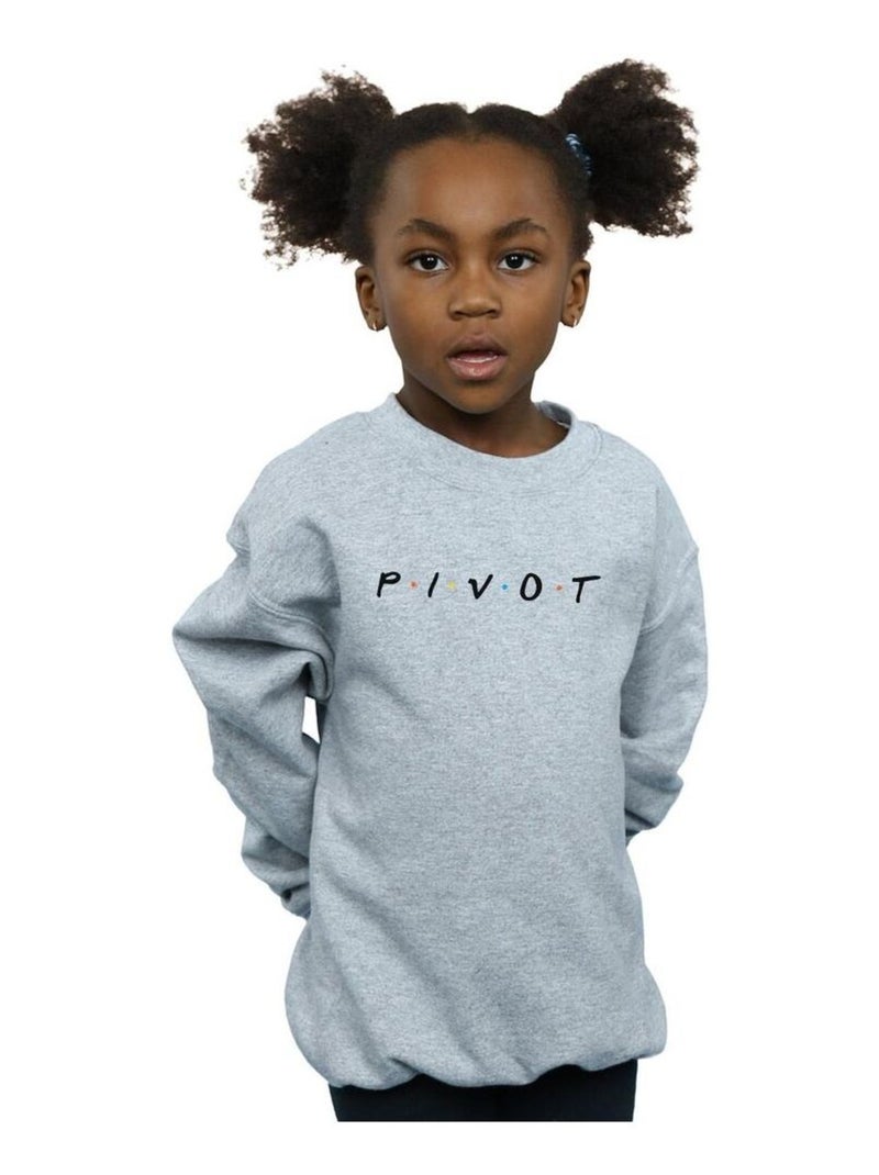 Friends - Sweat Gris chiné - Kiabi
