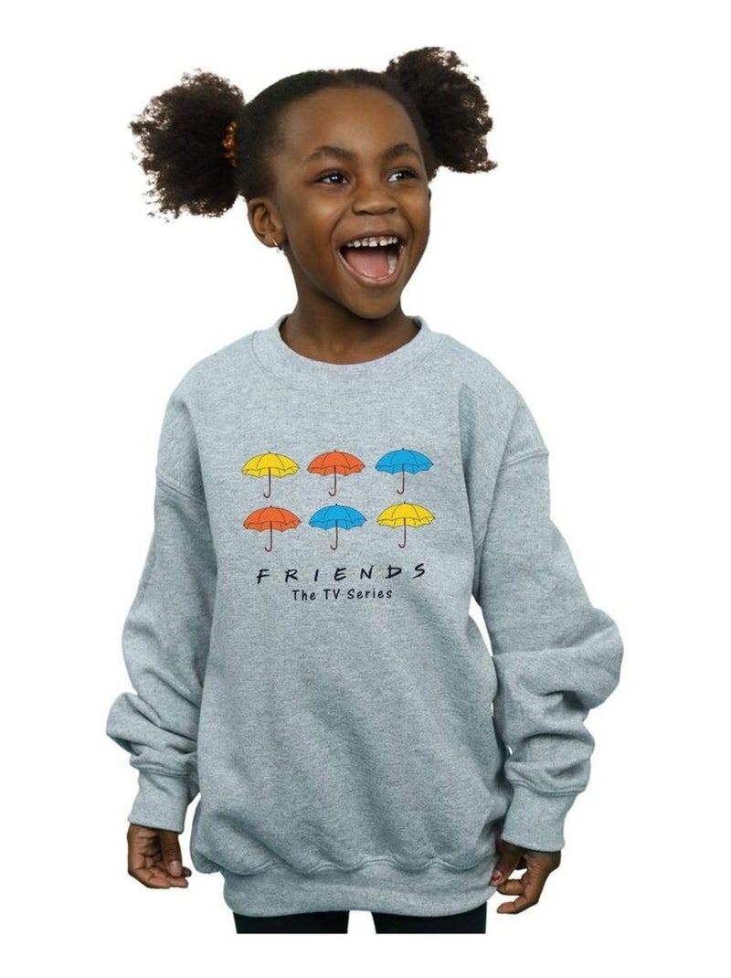 Friends - Sweat Gris chiné - Kiabi