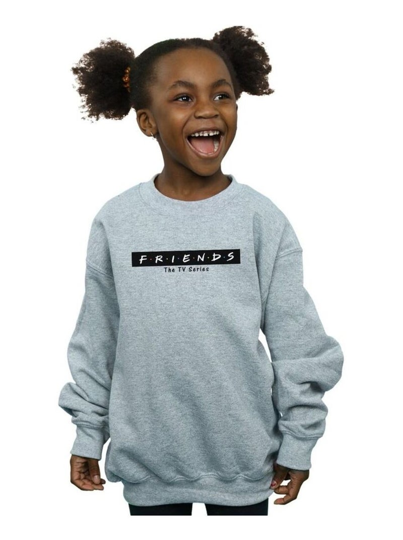 Friends - Sweat Gris chiné - Kiabi