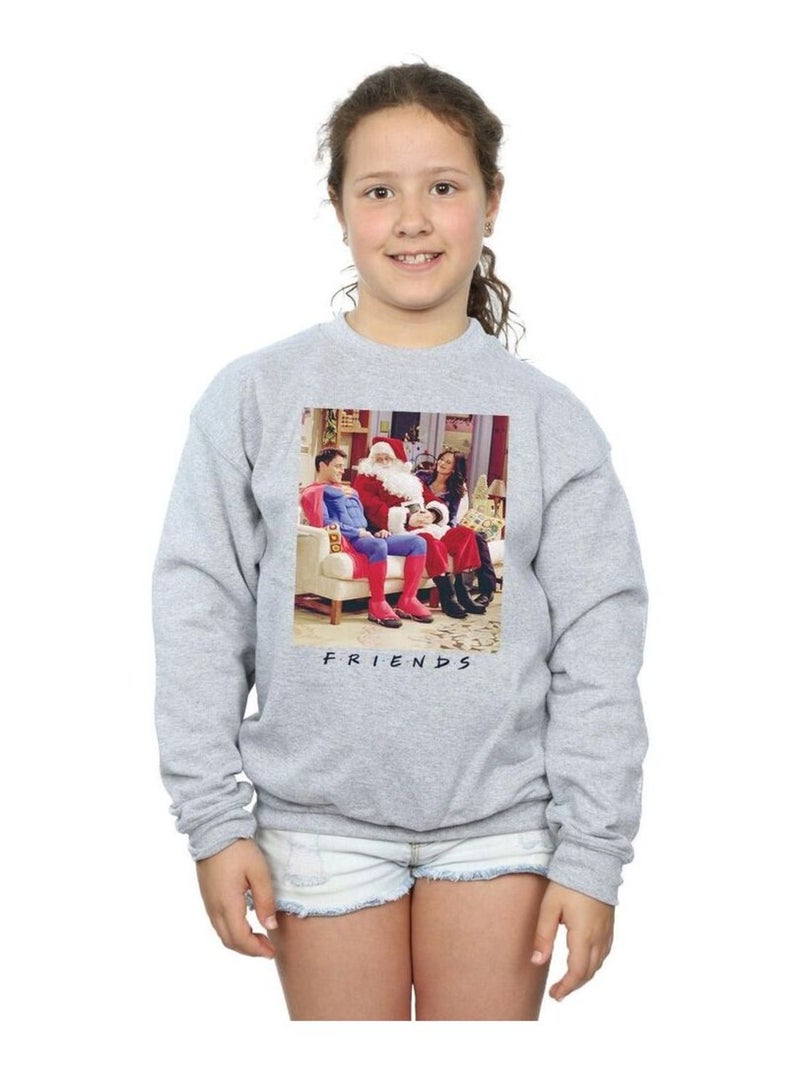 Friends - Sweat Gris chiné - Kiabi