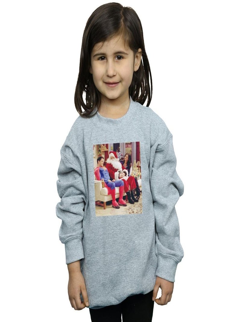 Friends - Sweat Gris chiné - Kiabi