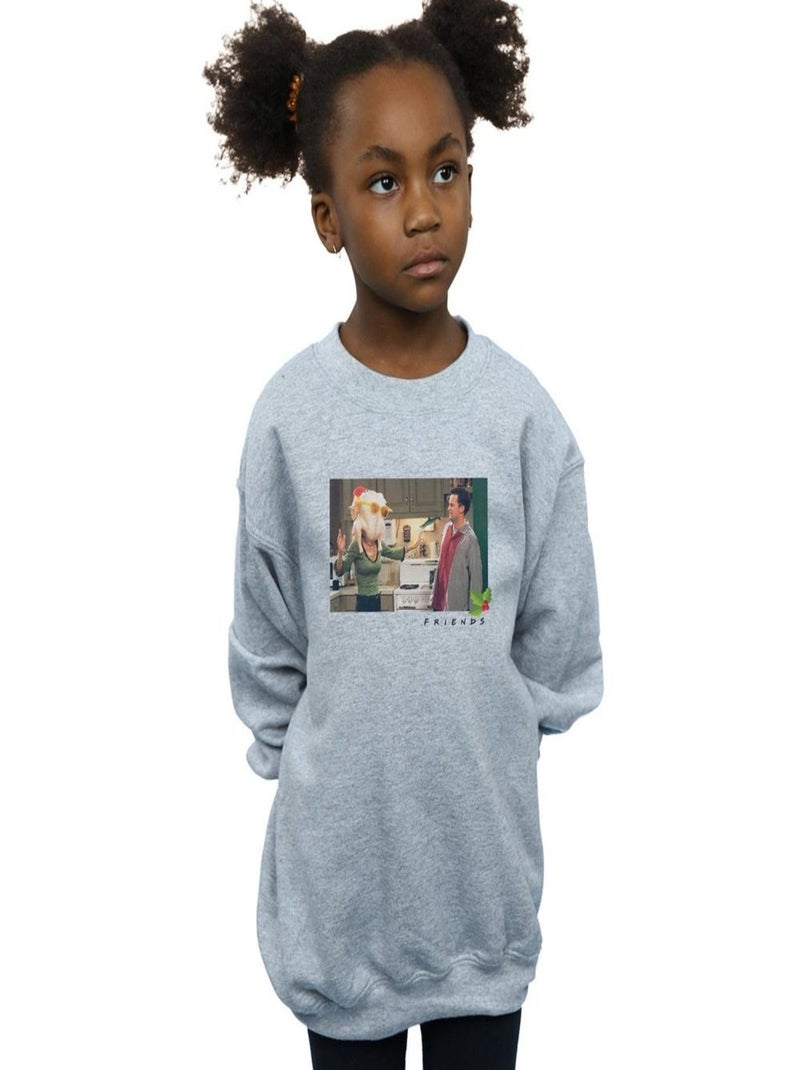 Friends - Sweat Gris chiné - Kiabi