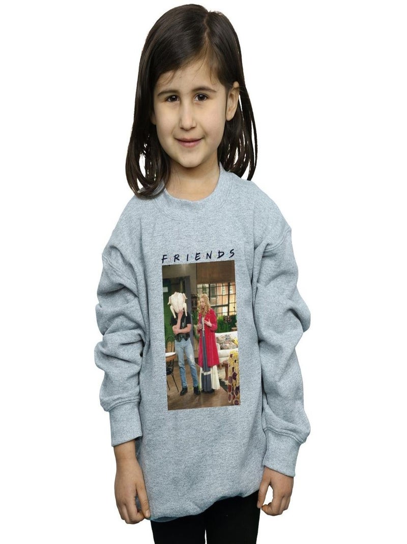 Friends - Sweat Gris chiné - Kiabi