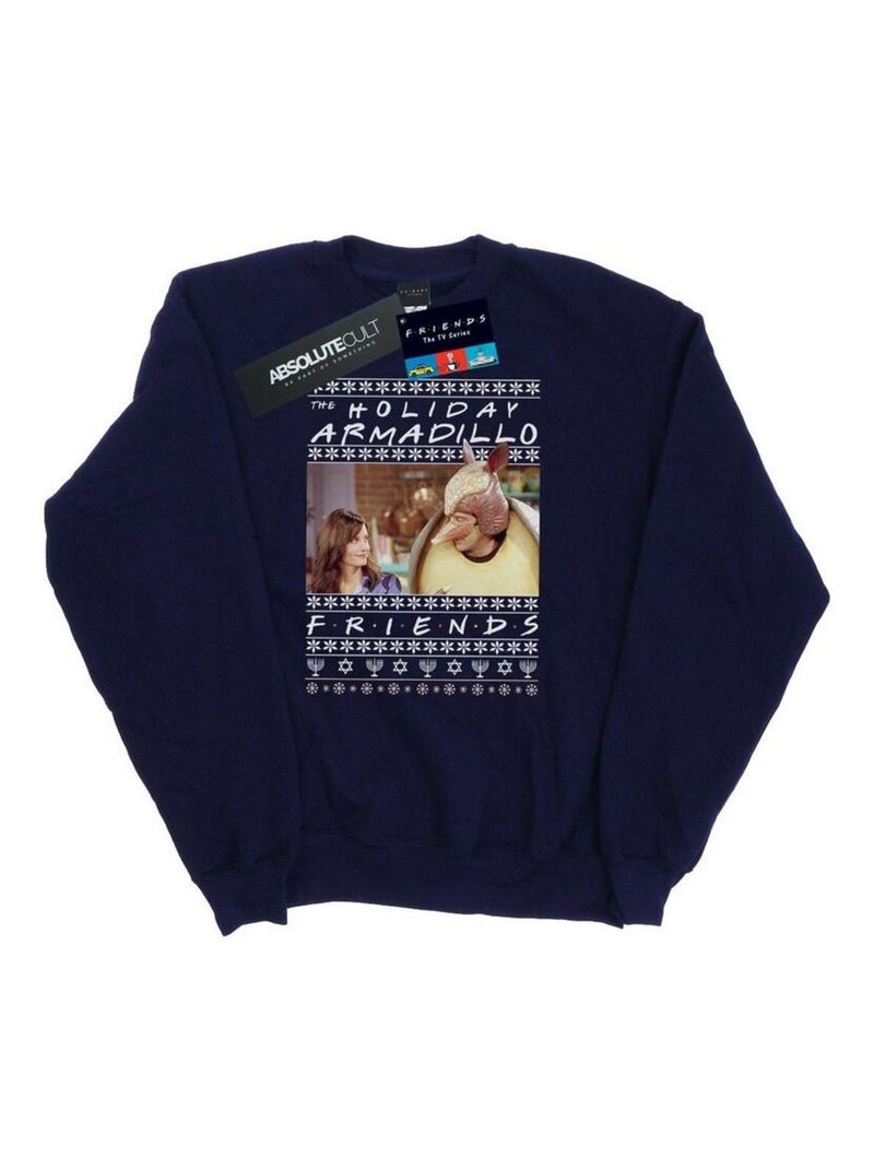 Friends - Sweat HOLIDAY ARMADILLO Bleu marine - Kiabi