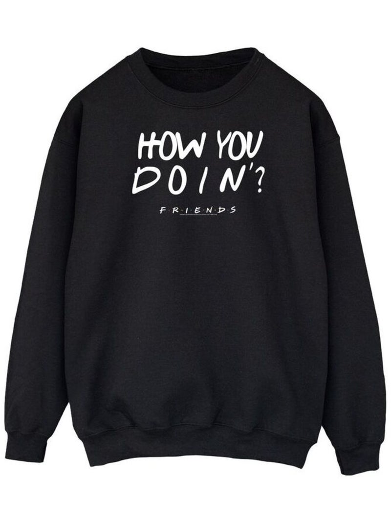 Friends - Sweat HOW YOU DOIN? Noir - Kiabi