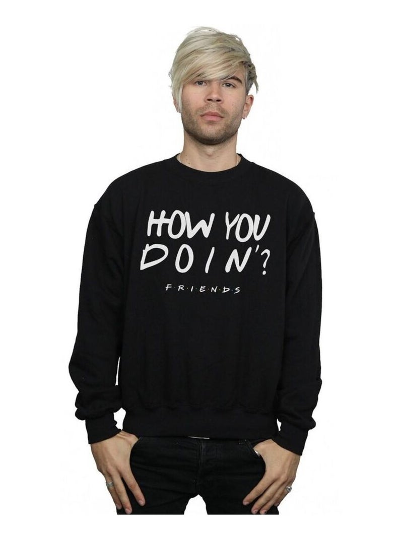 Friends - Sweat HOW YOU DOIN? Noir - Kiabi