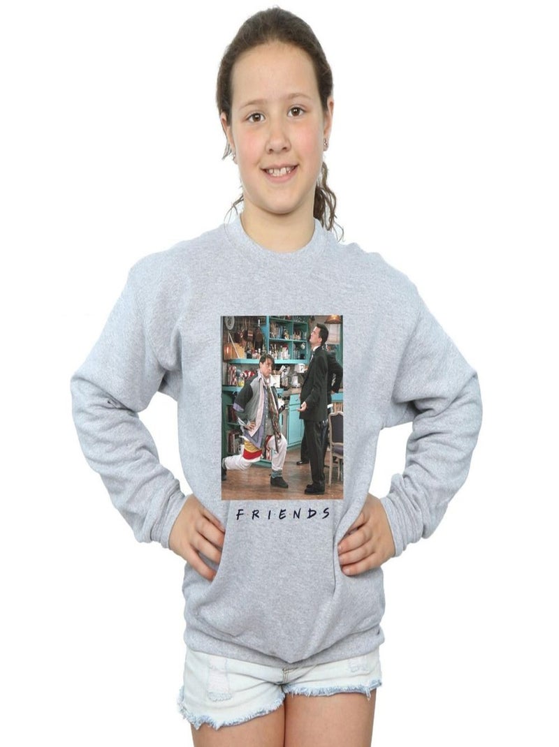 Friends - Sweat LUNGES Gris chiné - Kiabi