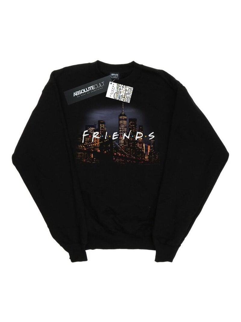 Friends - Sweat motif/style Ligne d'horizon Noir - Kiabi