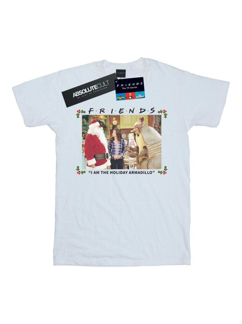 Friends - T-shirt AM THE HOLIDAY ARMADILLO Blanc - Kiabi