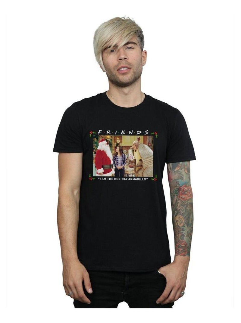 Friends - T-shirt AM THE HOLIDAY ARMADILLO Noir - Kiabi