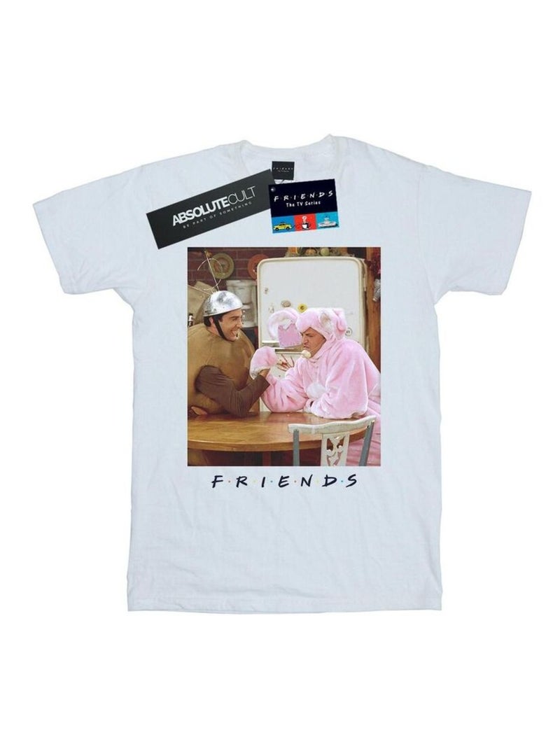 Friends - T-shirt ARM WRESTLING Blanc - Kiabi