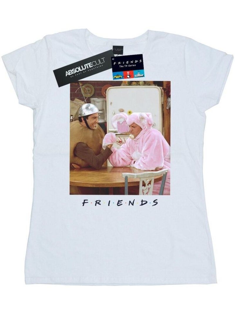 Friends - T-shirt ARM WRESTLING Blanc - Kiabi