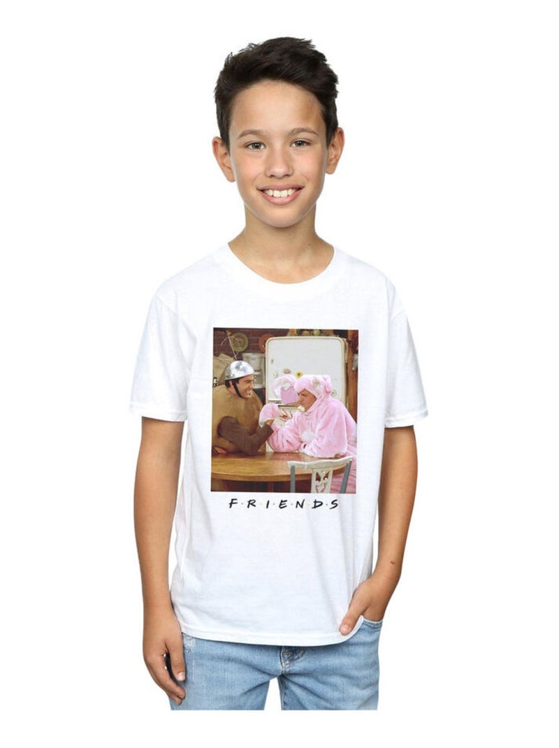 Friends - T-shirt ARM WRESTLING Blanc - Kiabi