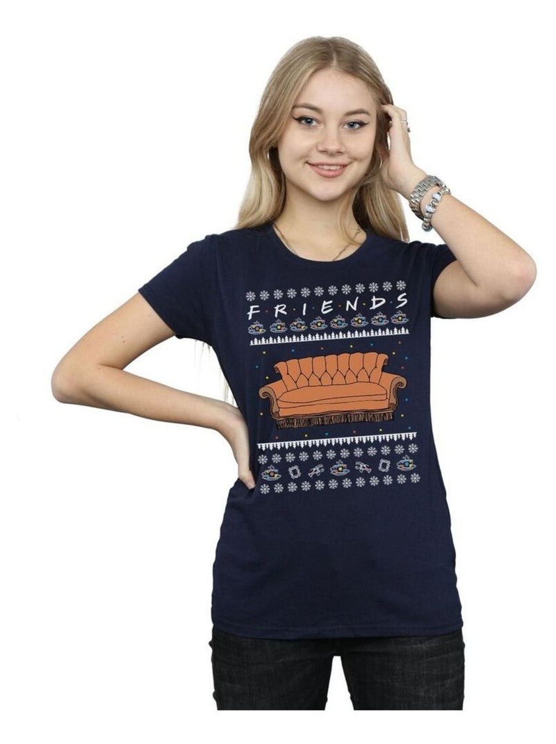 Friends - T-shirt Bleu marine - Kiabi
