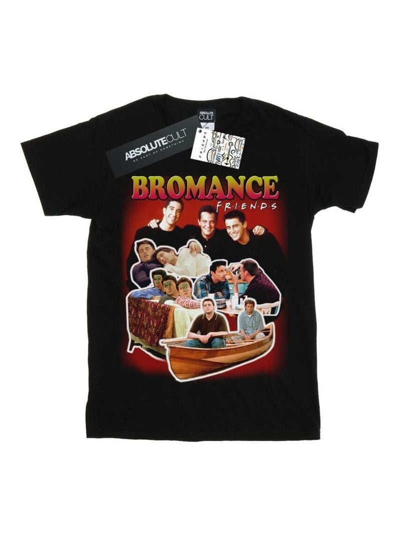 Friends - T-shirt BROMANCE Noir - Kiabi