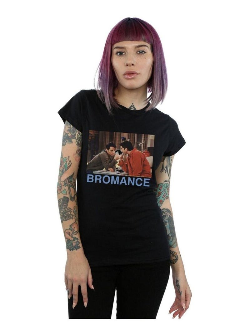 Friends - T-shirt BROMANCE Noir - Kiabi