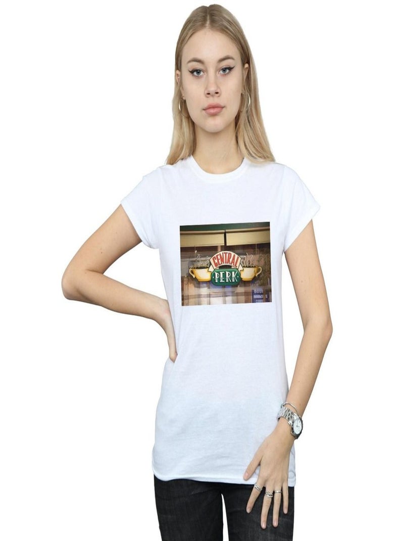 Friends - T-shirt CENTRAL PERK Blanc - Kiabi