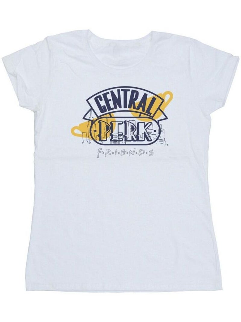 Friends - T-shirt CENTRAL PERK Blanc - Kiabi