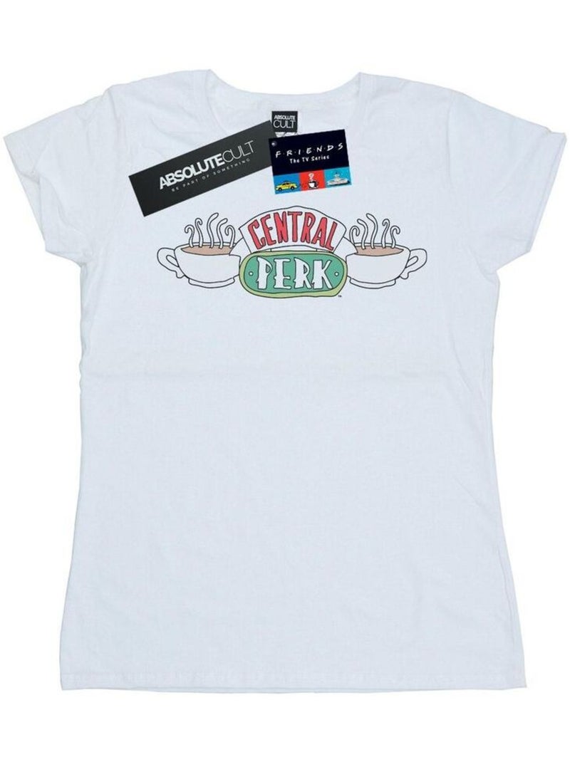 Friends - T-shirt CENTRAL PERK Blanc - Kiabi