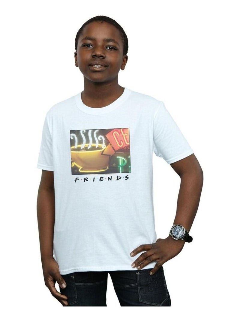 Friends - T-shirt CENTRAL PERK Blanc - Kiabi