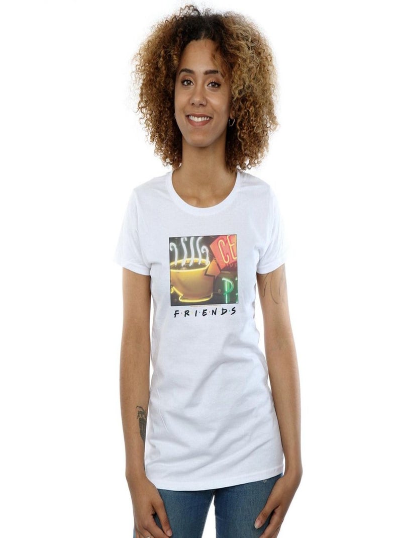 Friends - T-shirt CENTRAL PERK Blanc - Kiabi