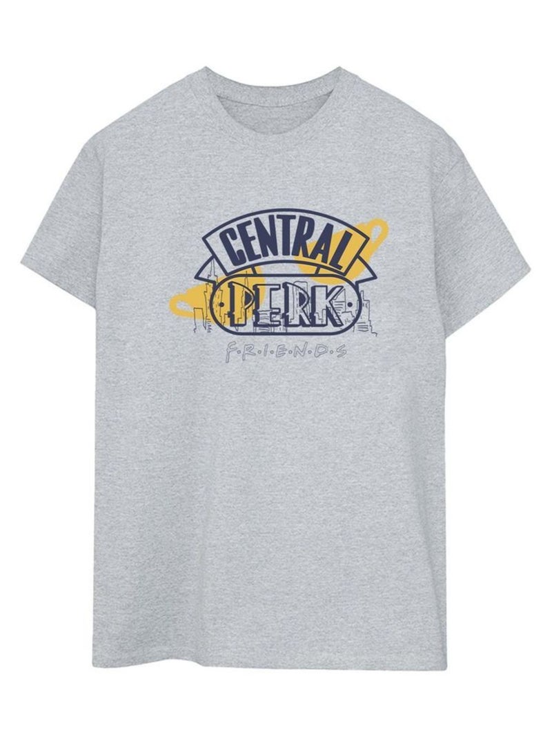 Friends - T-shirt CENTRAL PERK Gris chiné - Kiabi